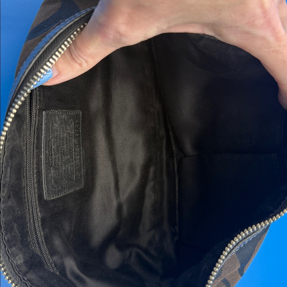 Vintage Coach Black Monogram Hobo Bag - Picture 3 of 10